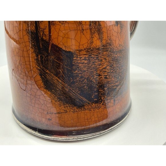 Ridgeway Pottery Pitcher Made for the Bon Mache in Seattle Unique NW Collectible - Picture 4 of 14